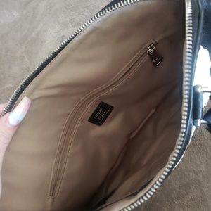 Ralph Lauren black and white flower purse